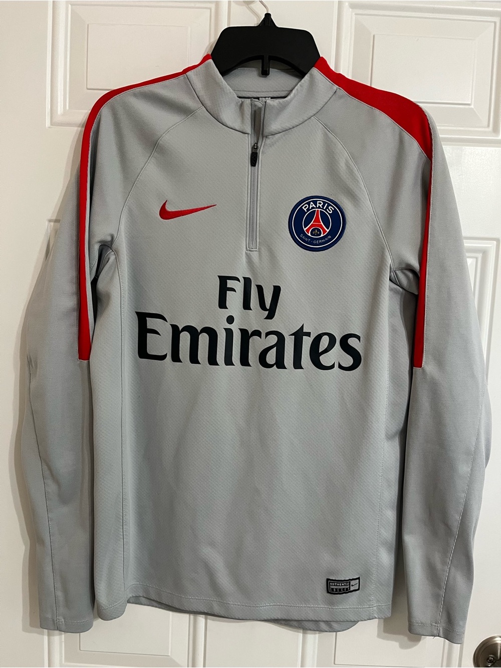 Nike Paris Saint-Germain 2016/17 Season 1/4 Zip Squad Drill Top Men’s S Soccer